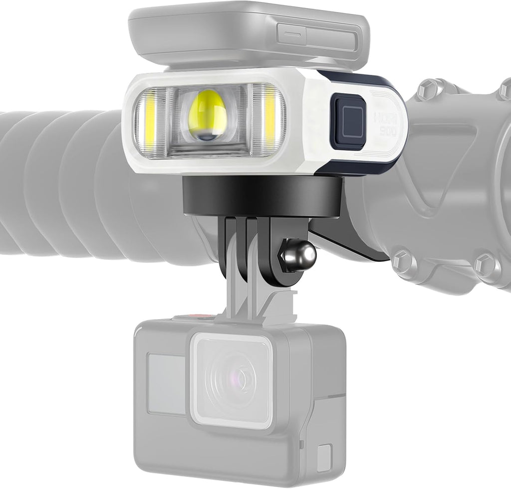Magicshine Hori 900 Compatible with Garmin/Wahoo Bike Computer Dual Mounted Bike Light 900 Lumens Super Bright Independent DRL Fast USB-C Charging IPX6 Waterproof Rating Bicycle Headlight