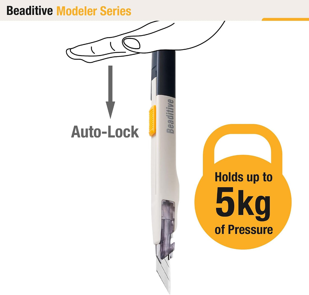 Beaditive High Precision Detail Craft Knife with 10 Blades - 30 Degree Blade Utility Knife - Art, Craft, Model Making