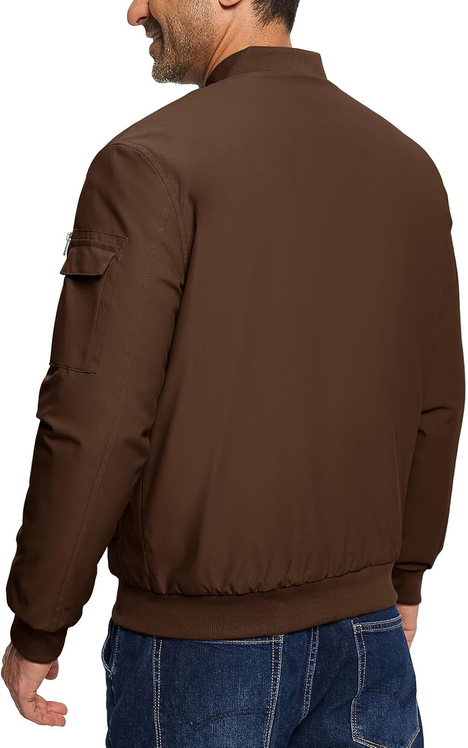 TBMPOY Men's Winter Bomber Jacket Fall Casual Windbreaker Softshell Jackets