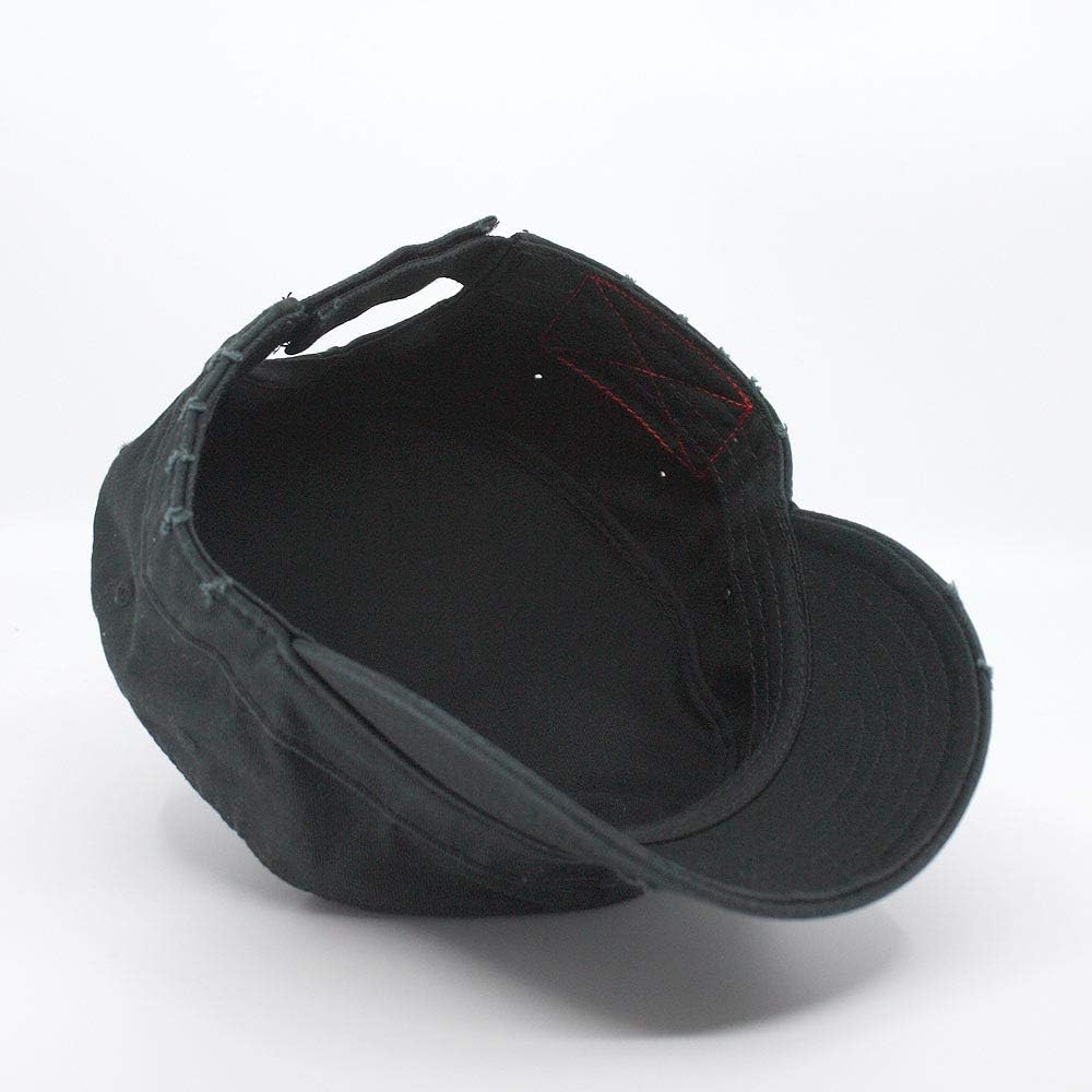 The Vintage Year Washed Cotton Distressed Cadet Hat - Tactical Military Baseball Cap for Men & Women, Outdoor Casual Wear