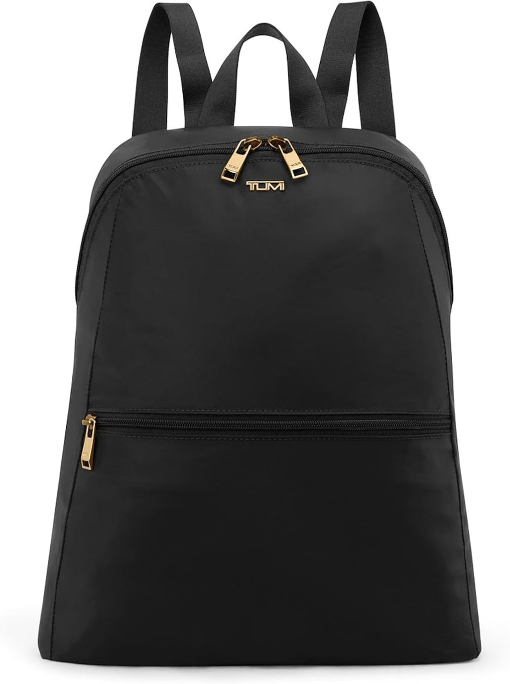 TUMI Just In Case Foldable Backpack, Lightweight, Black/Gold Hardware