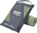 Rainleaf Microfiber Towel Quick Dry Camping & Travel & Gym Towel. Compact