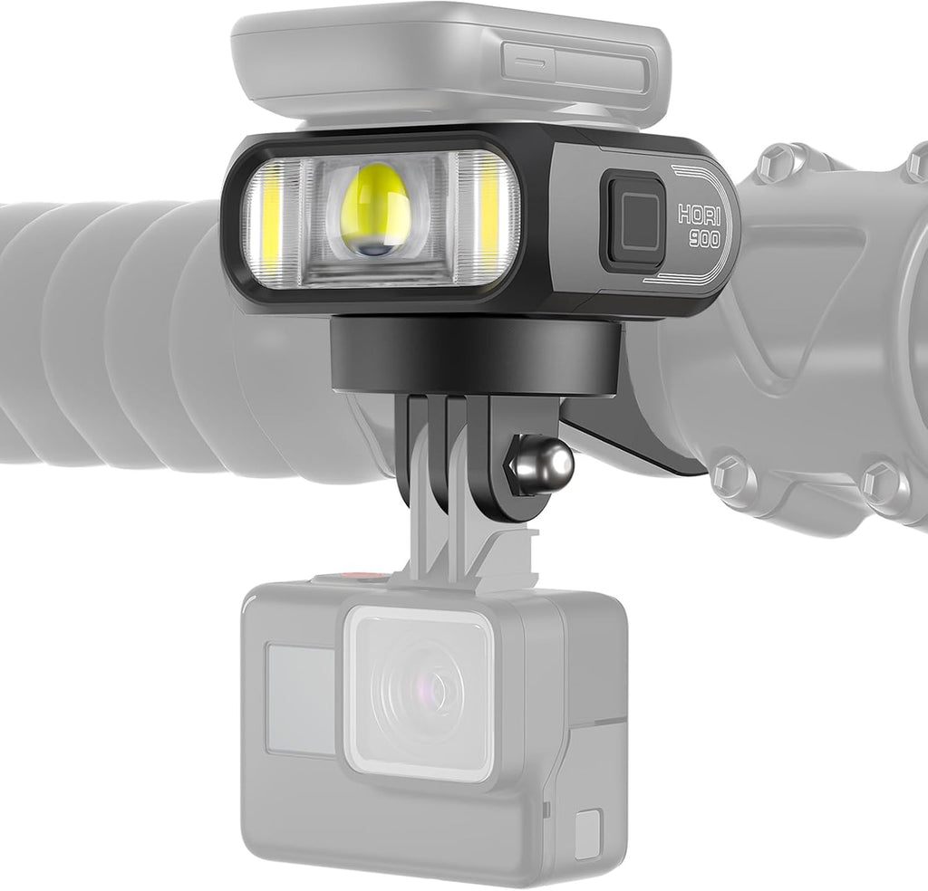 Magicshine Hori 900 Compatible with Garmin/Wahoo Bike Computer Dual Mounted Bike Light 900 Lumens Super Bright Independent DRL Fast USB-C Charging IPX6 Waterproof Rating Bicycle Headlight