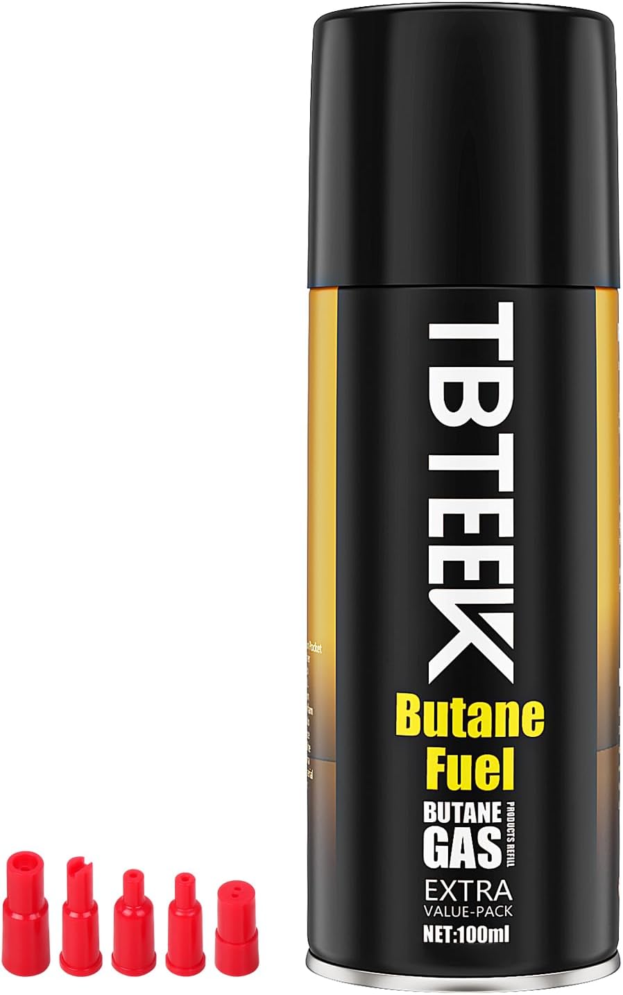 TBTeek Butane Refill, Ultra-Refined Lighter Fluid Refill, 100ml Butane Fuel Refill, Butane Canister for Torch Lighter, Butane Torch, Kitchen Blow Torch (3 Can)