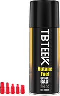 TBTeek Butane Refill, Ultra-Refined Lighter Fluid Refill, 100ml Butane Fuel Refill, Butane Canister for Torch Lighter, Butane Torch, Kitchen Blow Torch (1 Can)