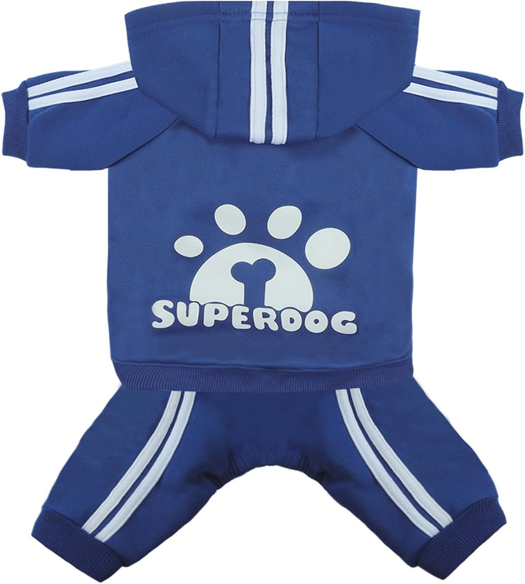 Dog Hoodie 4 Legs Jumpsuit Puppy Clothes Pullover Sweatshirt Pet Coat