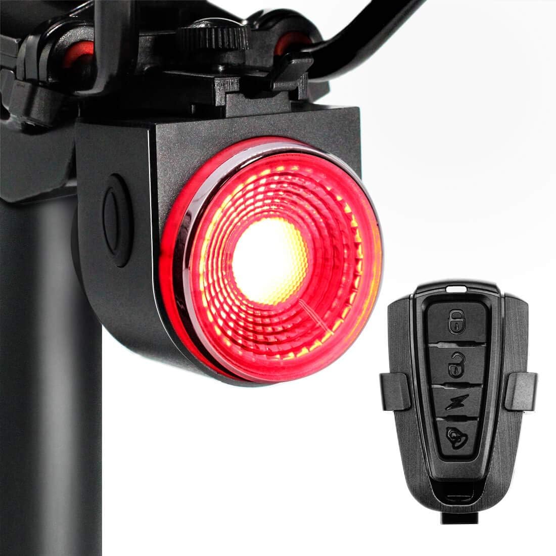 Padonow Smart Bike Tail Light: Auto On/Off Rear Bicycle Flashlight Ultra Bright Back Brake Light High Lumen Daytime Strobe USB Rechargeable Safety Red Led Taillight Waterproof Road Cycling Lights