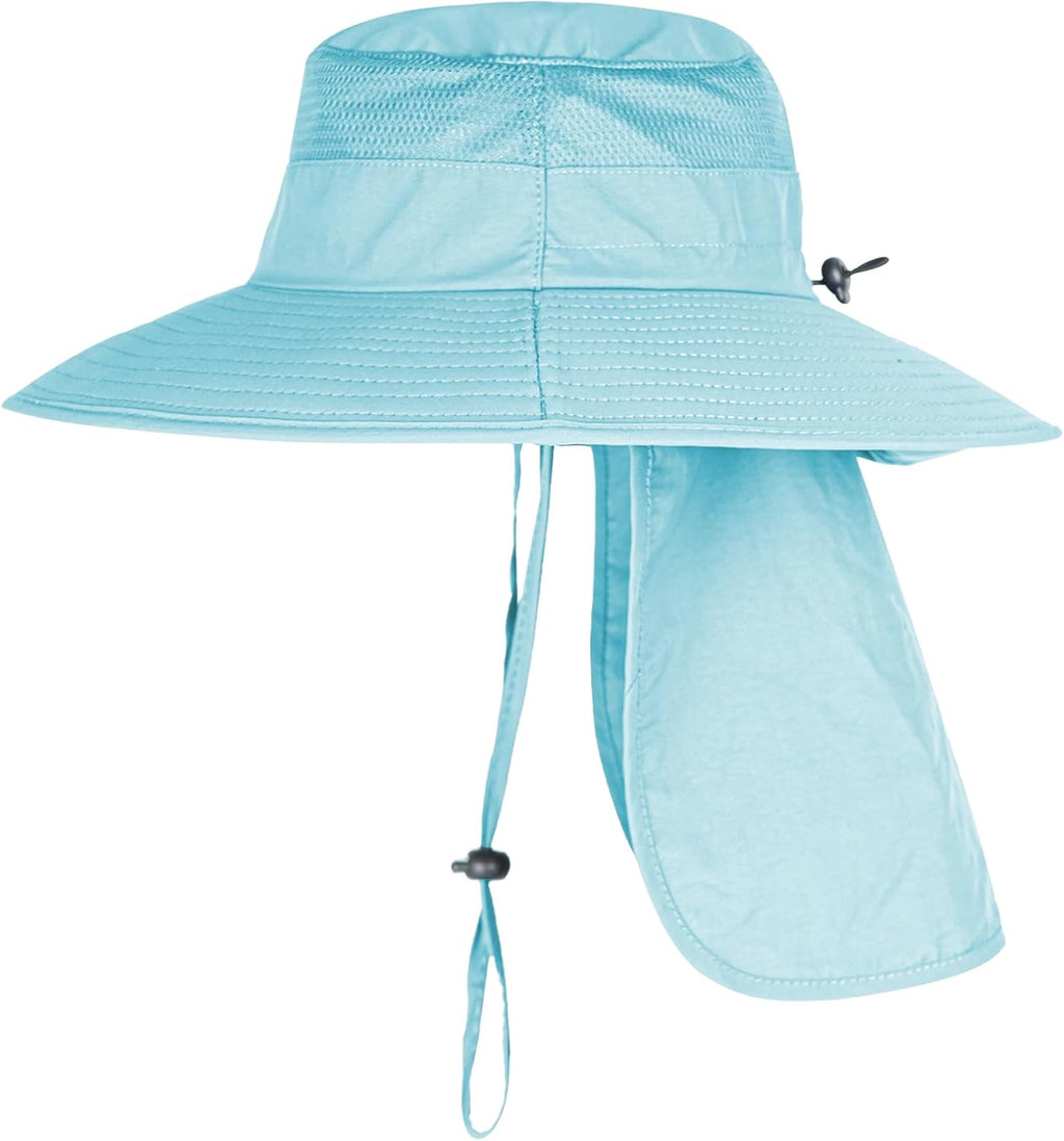 ZOORON Sun Hats for Men Women with Neck Flap Fishing UPF 50+ UV Protection