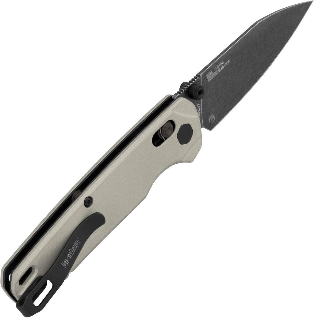 Kershaw Bel Air Pocket Knife, Made in The USA, 3.1 inch CPM MagnaCut Steel Blade, EDC Design, Duralock Locking Mechanism, Manual Folder, Pocketclip