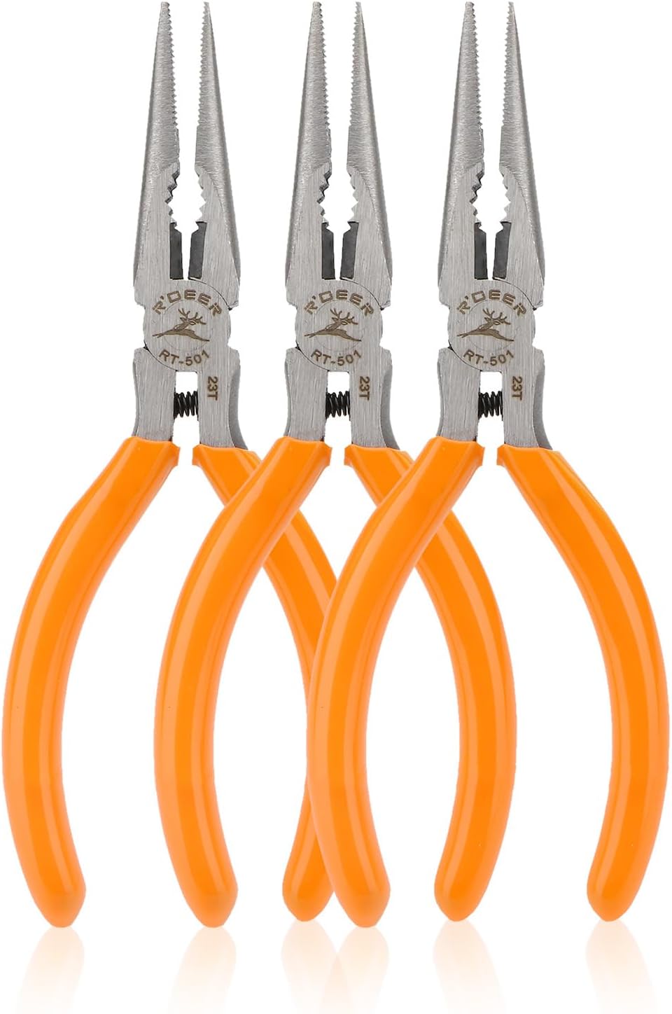 Rongon 5in Small Needle Nose Pliers,Long Nose Plier, Jewelry Plier Tool