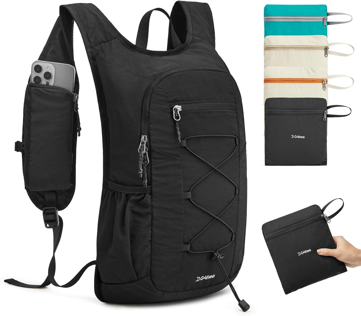 G4Free 20L Lightweight Packable Hiking Backpack for Women Men