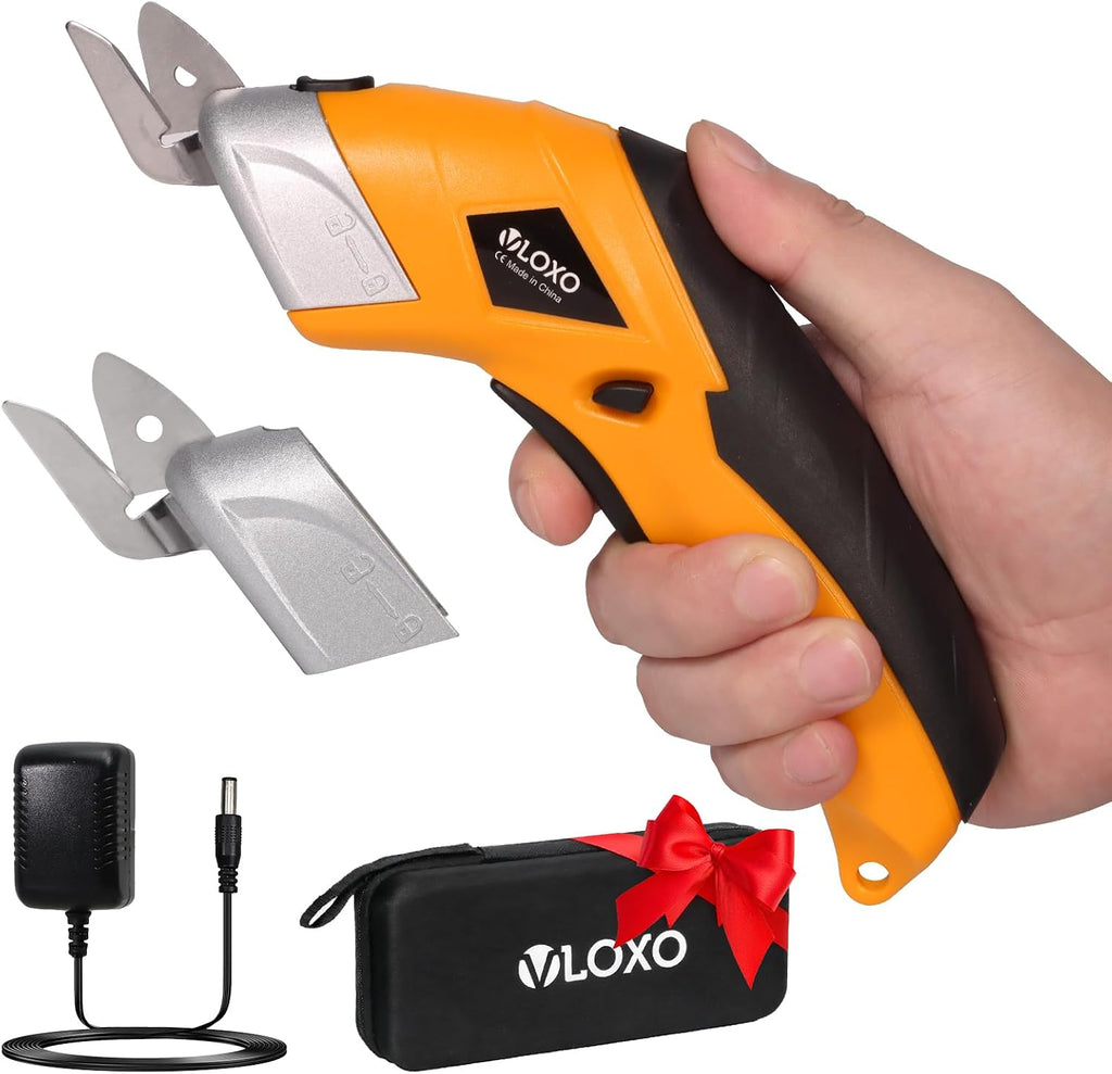 VLOXO Electric Scissors 10000RPM Electric Box Cutter for Cardboard