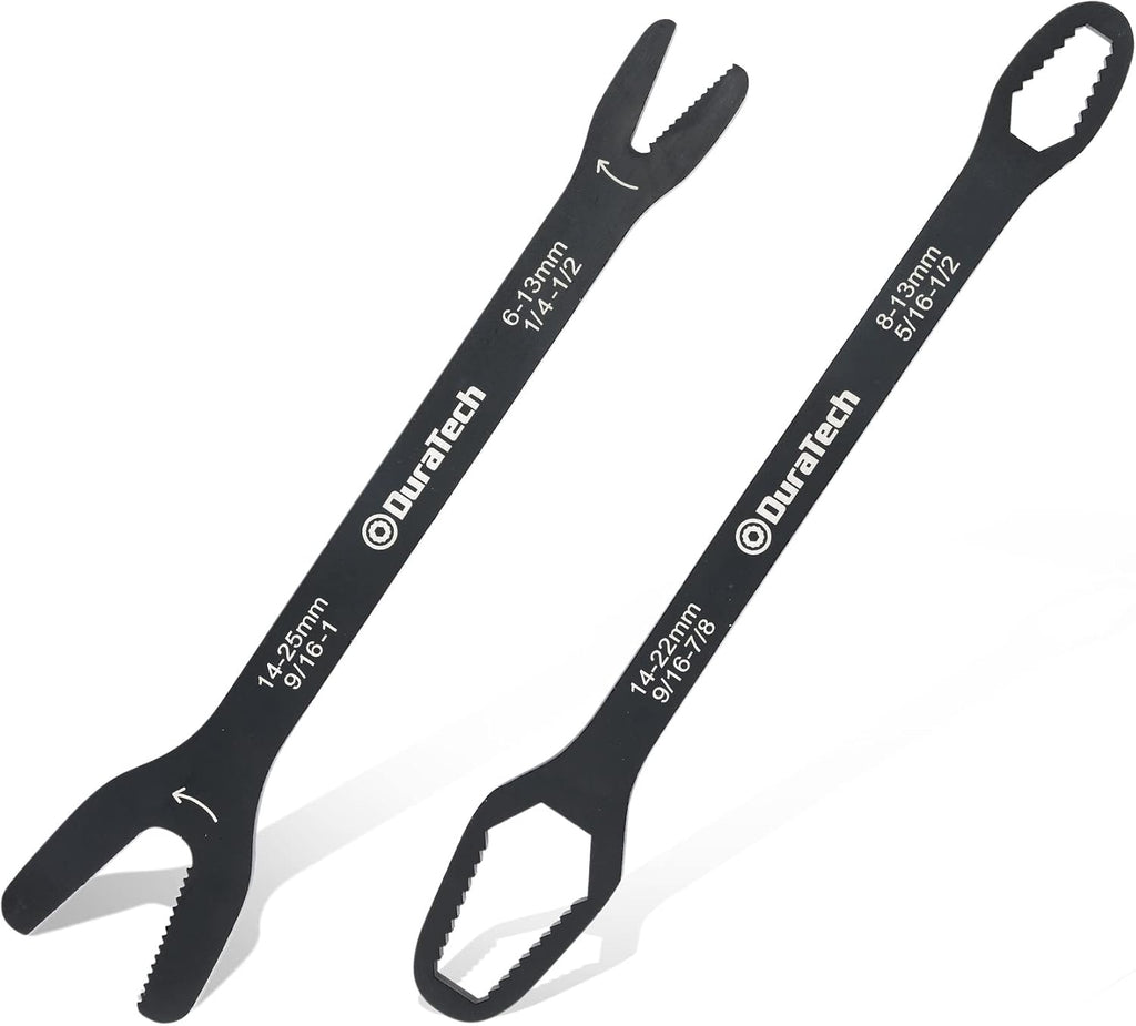 DURATECH Adjustable Wrench Set, 8-inch & 10-inch, 2 Piece