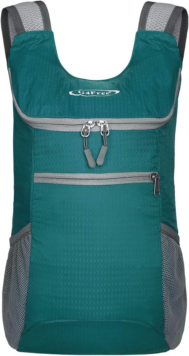 G4Free 10L Lightweight Packable Hiking Backpack, Nylon Daypack Daily Travel