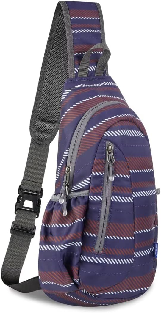 TITECOUGO Small Sling Bag, Lightweight Crossbody Backpack for Men Women, Shoulder Bag for Sports and Outdoor
