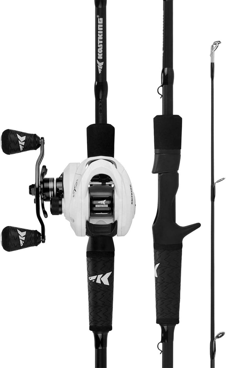 KastKing Crixus Baitcaster & Spinning Fishing Rod and Reel Combo