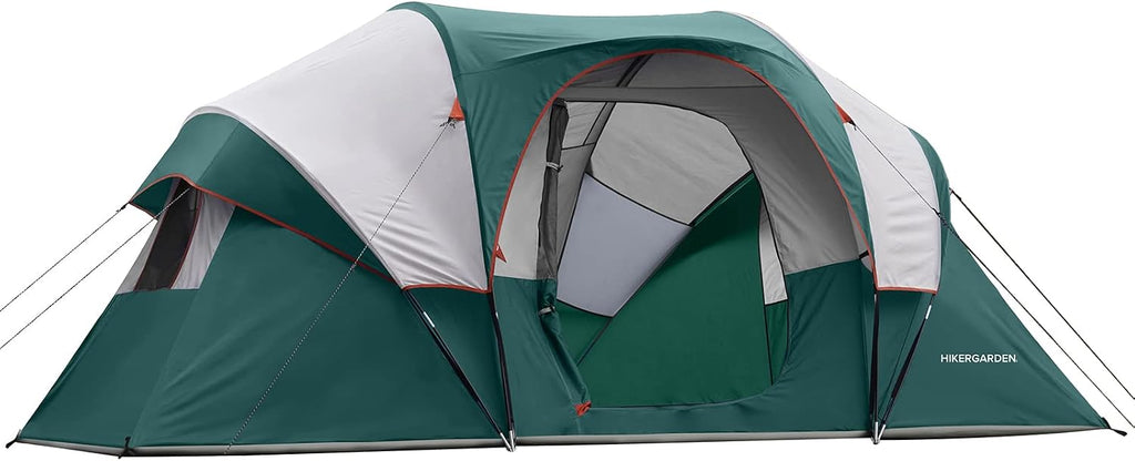 HIKERGARDEN 10 Person Tents for Camping Family Outdoor Dome Tent