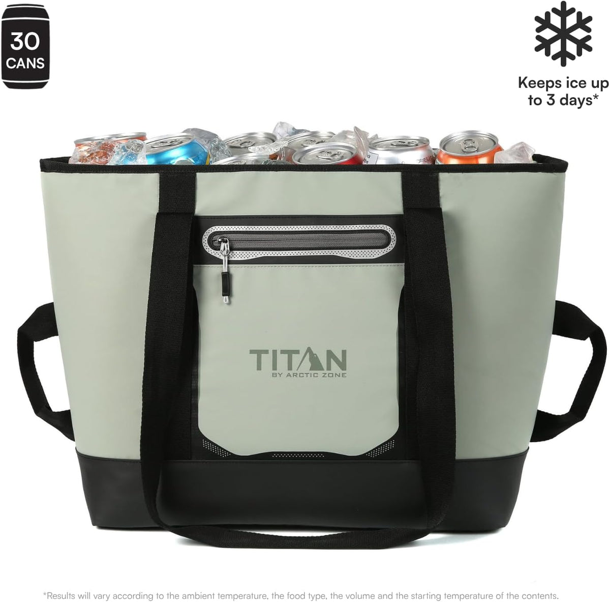 Titan 30 Can Cooler Tote, Keeps Ice Up to 3 Days