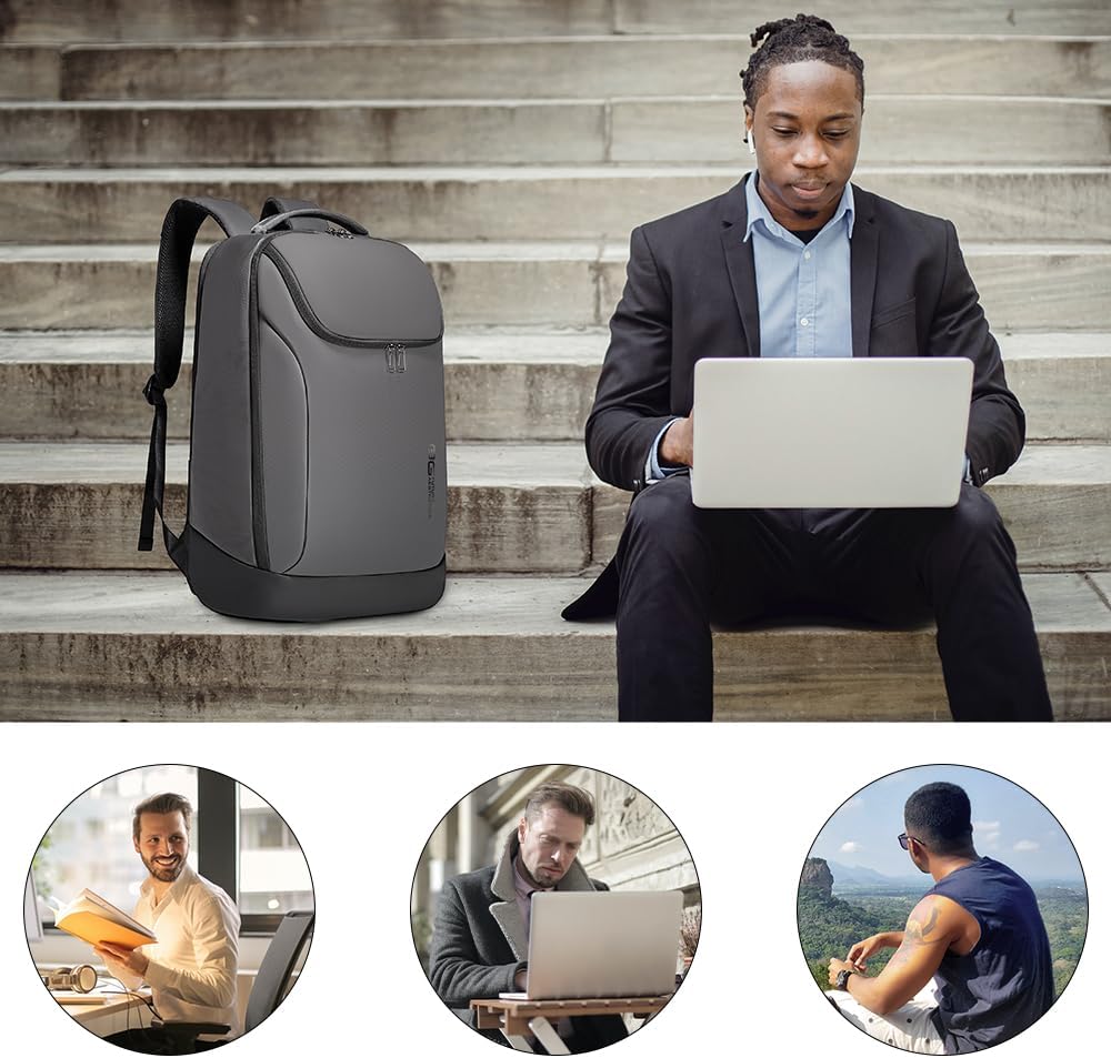 BANGE Business Commute Backpack Waterproof fit 15.6 Inch Commute backpack,Travel Durable Backpack