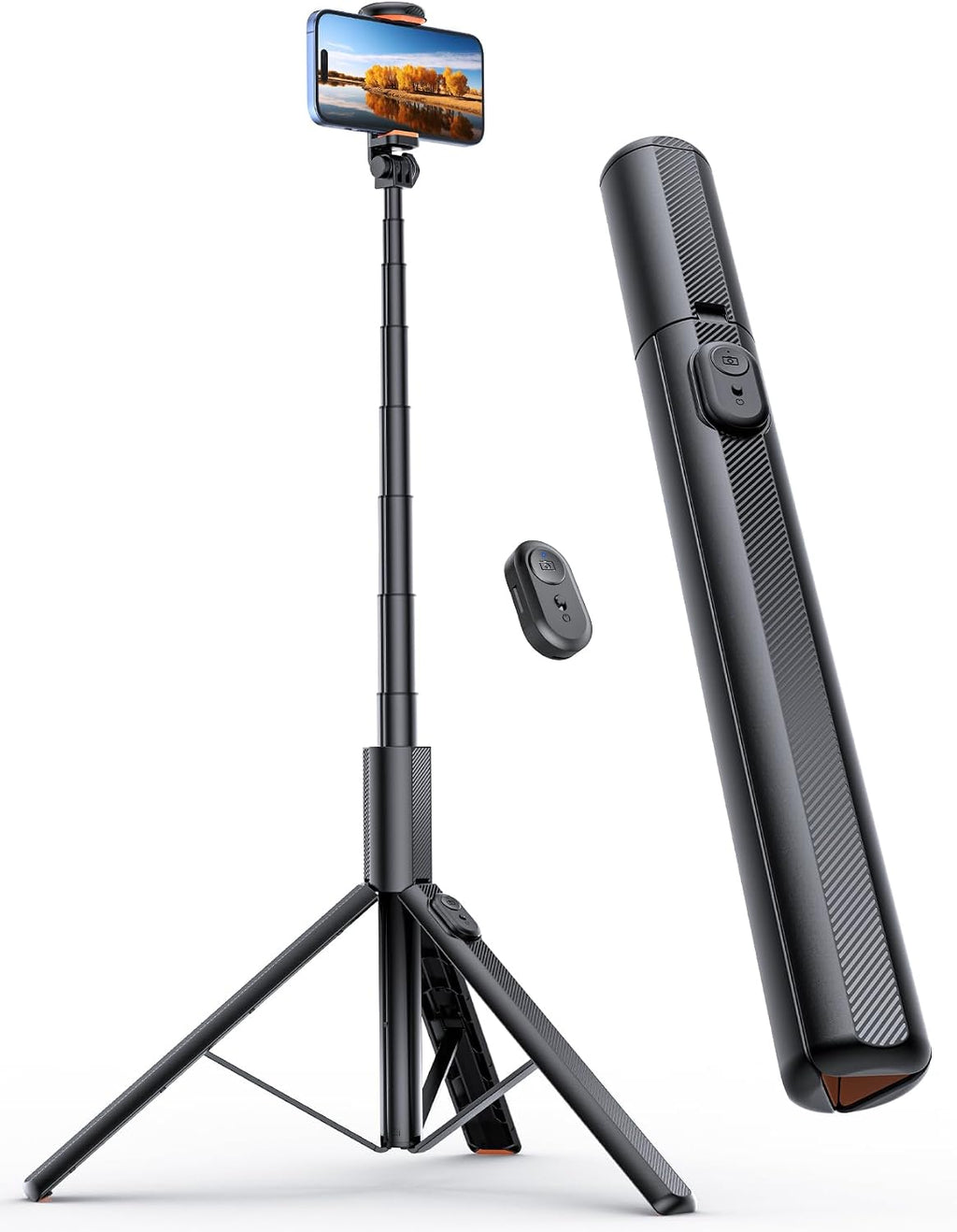 ANXRE 71" Phone Tripod with 1/4" Camera Mount, NT79 Extendable Selfie Stick