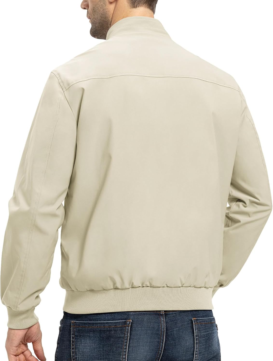 TBMPOY Men's Lightweight Jackets Casual Windbreaker Stylish Light Fall Spring Golf Work Dress Business