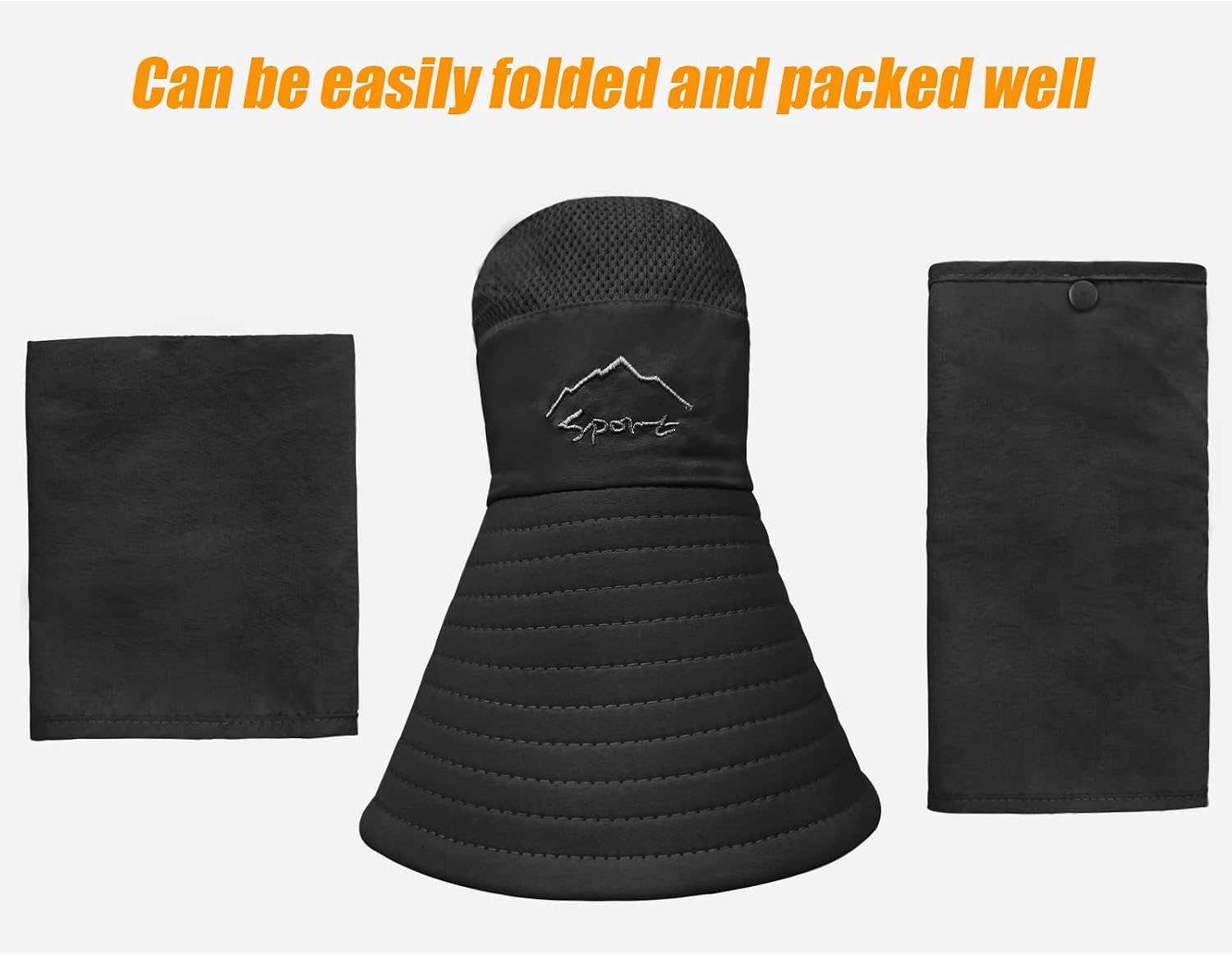 Fishing Hat for Men & Women, Sun Protection Hat with Face Cover & Neck Flap