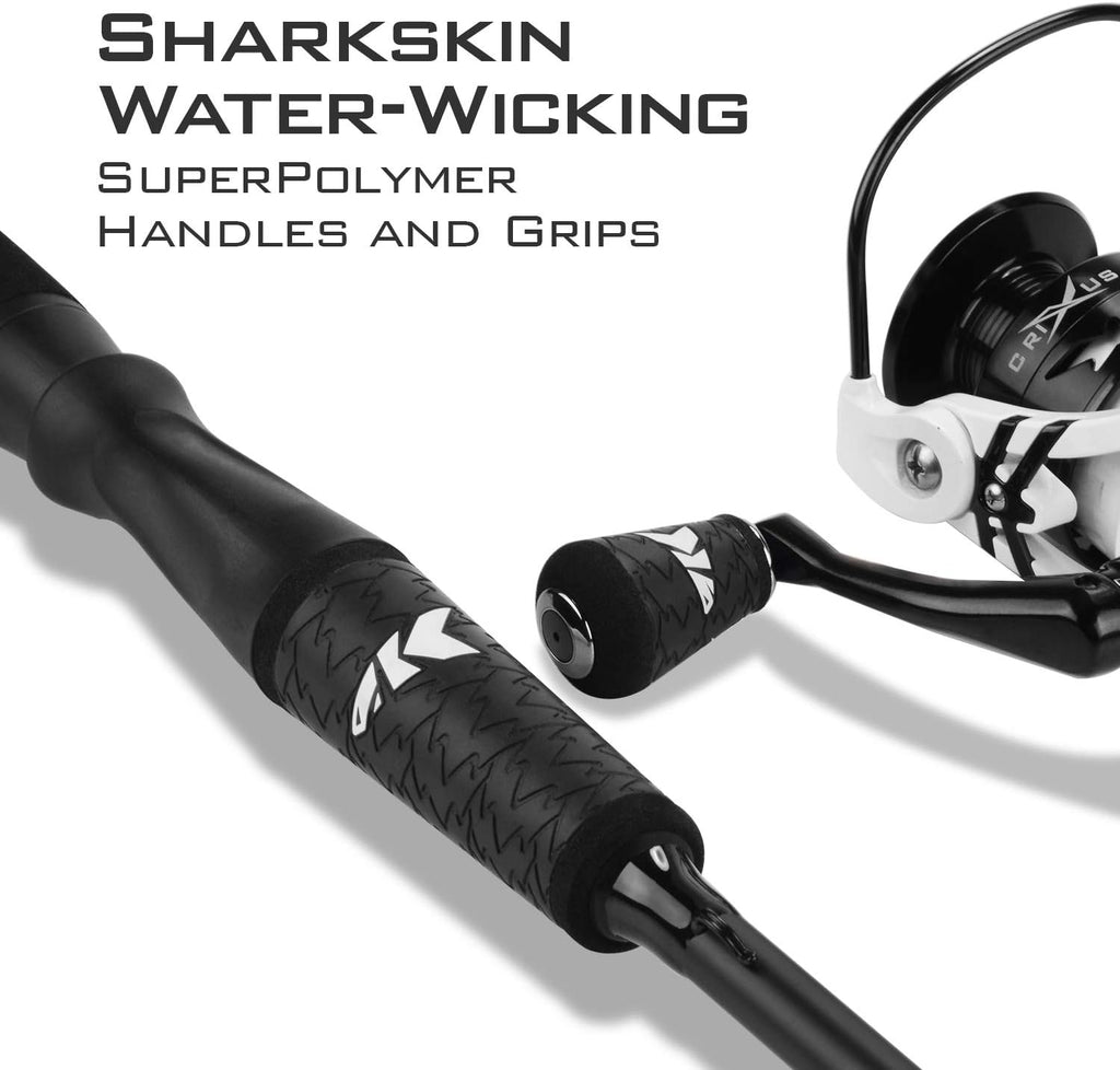 KastKing Crixus Baitcaster & Spinning Fishing Rod and Reel Combo