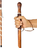 Vive Wooden Walking Stick - Willow Cane for Seniors Hiking & Balance