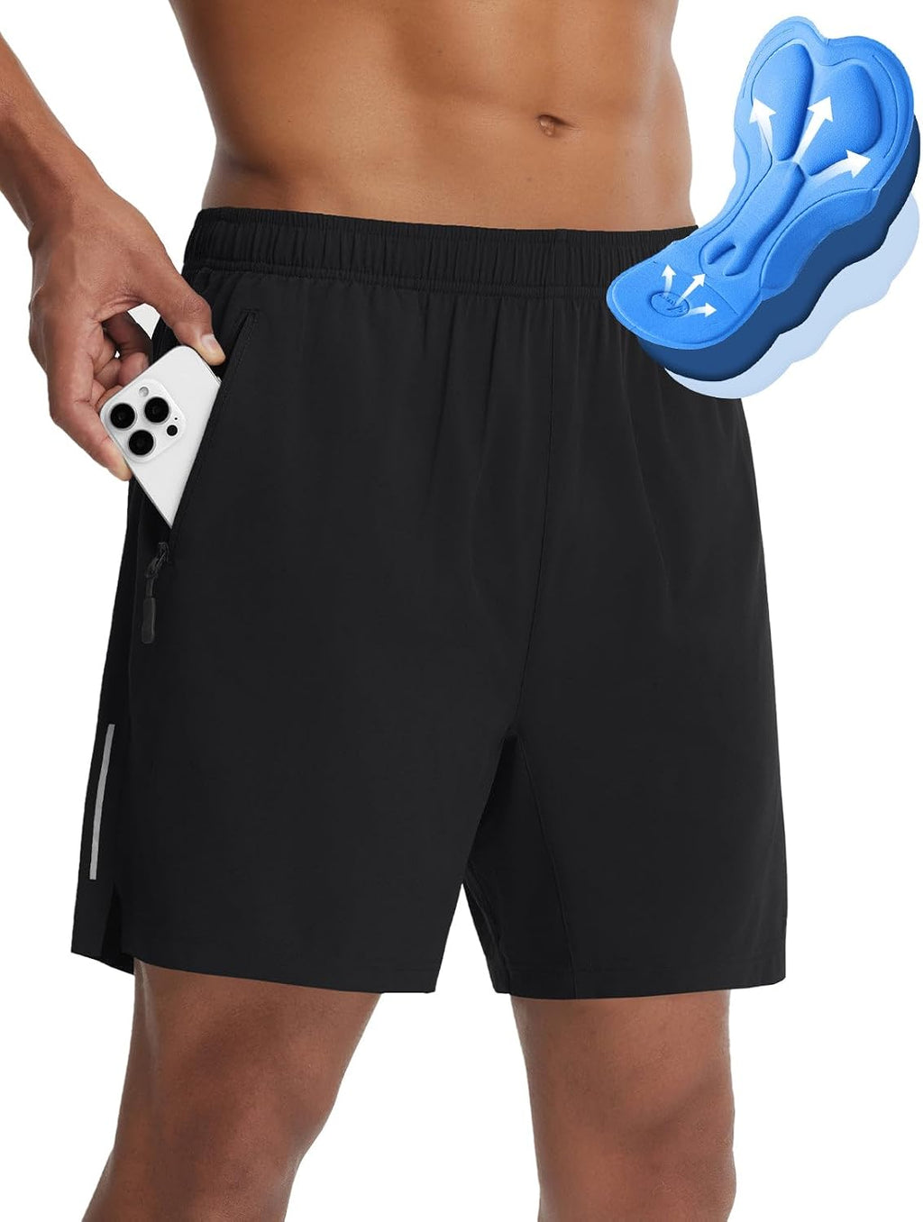 baleaf Men's Padded Bike Shorts Mountain Cycling Loose-fit