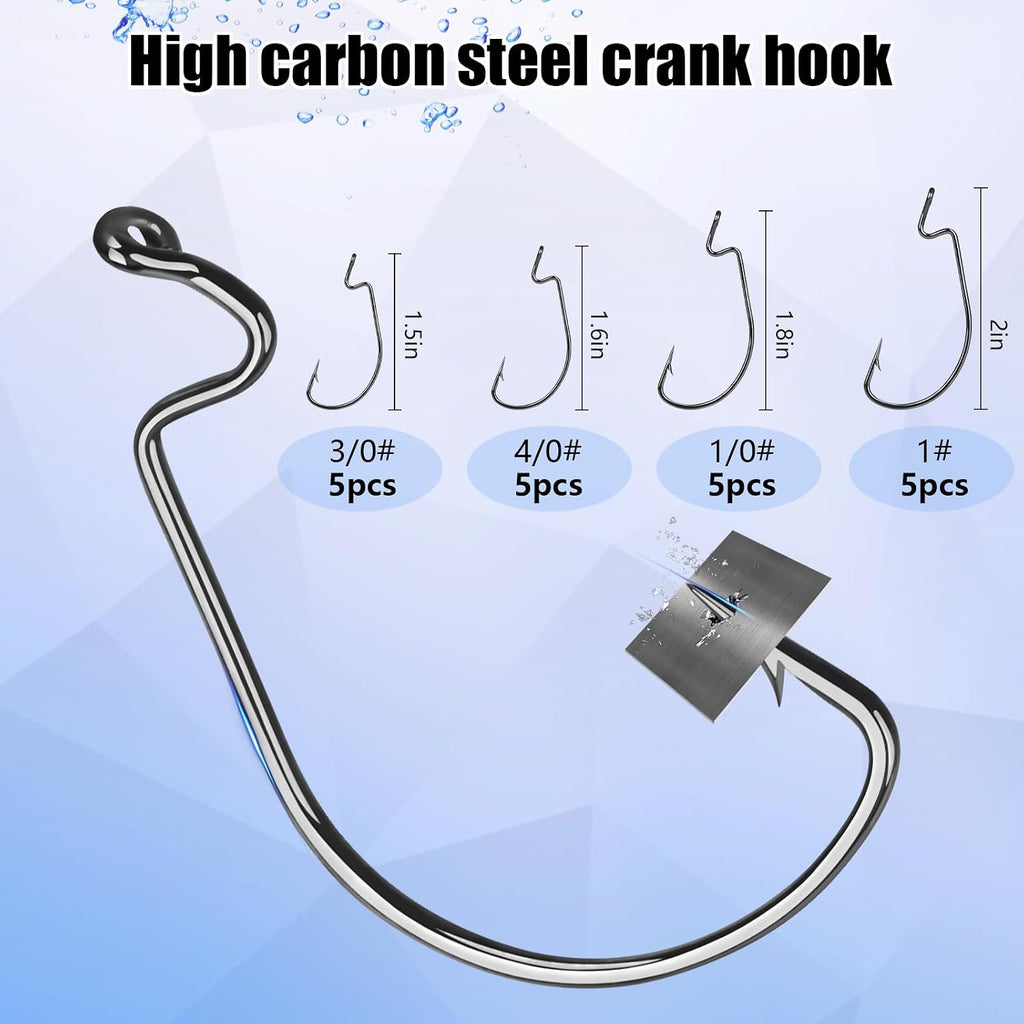 THKFISH Fishing Weights Sinkers Set, 28PCS Fishing Sinker Drop Shot Weights Kit,Drop Shot Rig Wacky Hooks for Saltwater Freshwater Bass Fishing