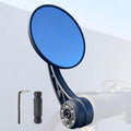 Bike Mirror Handlebar End Mount,Rotatable And Adjustable ebike mirror Wide Angle Bicycle Safe Clear E-Bike Glass Slight convex Shockproof Bike Rear View Mirrors