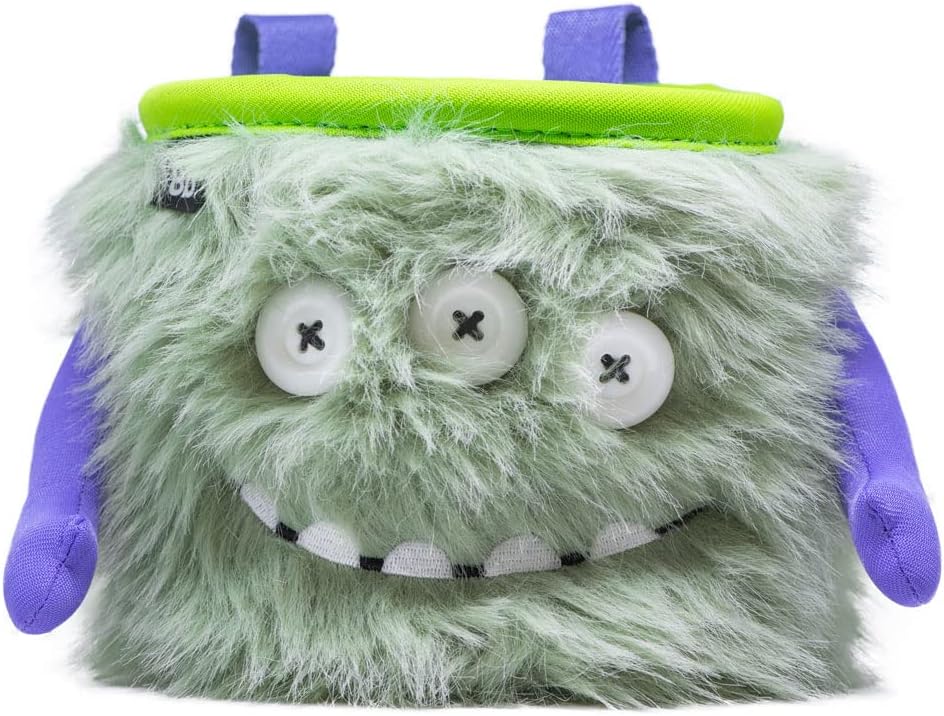 8BPLUS Chalk Bag for Climbing, Bouldering, Belt and Giftbox Included - Wide Opening - Brush Holders, for Left & Right Handers (Marty)
