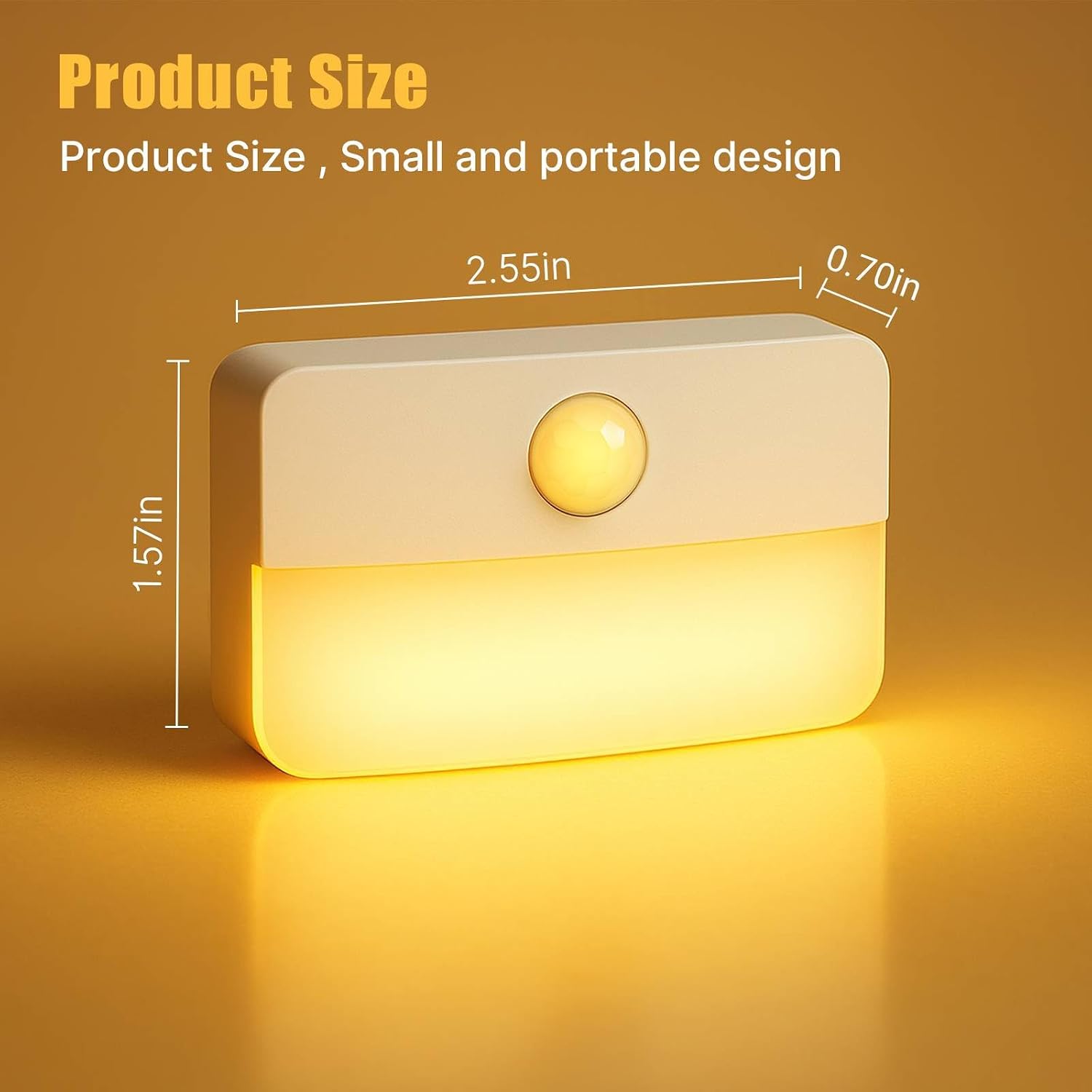 8 Pack Motion Sensor Stair Light Indoor, Battery Operated Night Lights