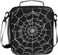 Goth Spider Web Lunch Box Insulated Lunch Bag Cooler Tote Bag