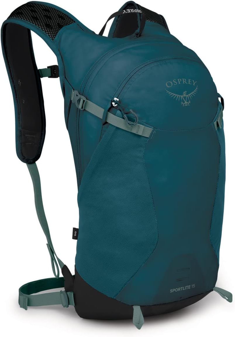 Osprey Sportlite 15L Unisex Hiking Backpack, Pine Leaf Green