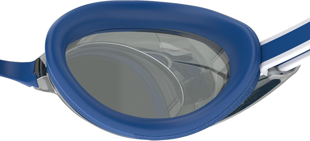 Speedo Vanquisher 3.0 Mirror Swim Goggles | Anti-Fog, UV Protection, Ocular 360 Lens, Hydrodynamic Racing Fit