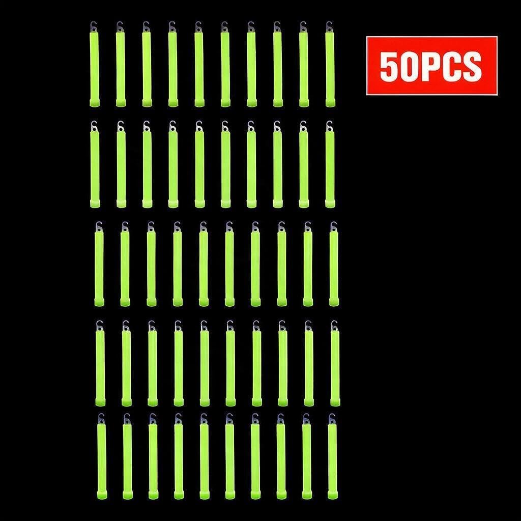 novelinks 50 Pack 6 Inch Glow Sticks Bulk Party Pack for Kids and Adults