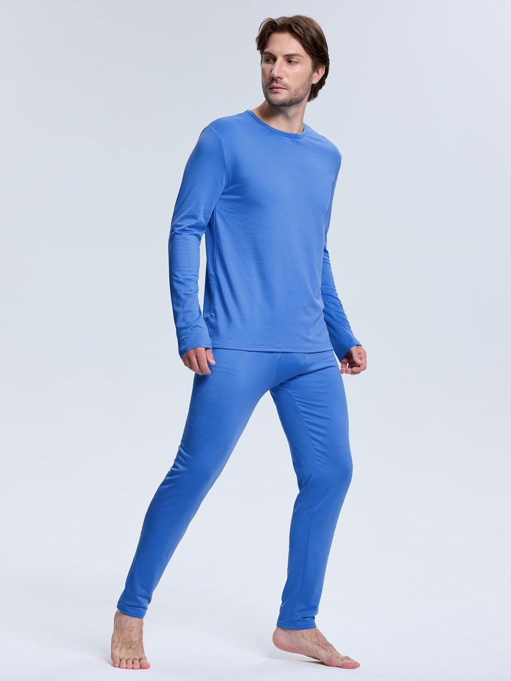 Thermal Underwear for Men Fleece Lined Long Johns for Mens Winter