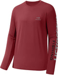 BASSDASH Fishing T Shirts for Men UV Sun Protection UPF 50+ Long Sleeve Tee T-Shirt