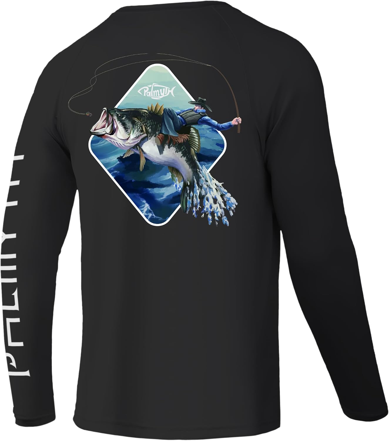 Palmyth Fishing Shirts for Men Long Sleeve UPF 50+ T Shirt Sun Protection