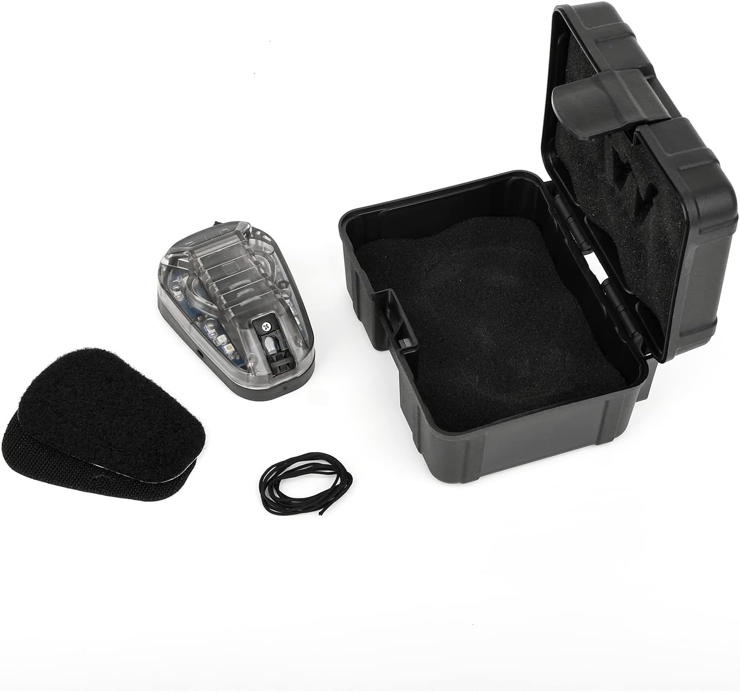 NOBUHIRO 4 Modes Tactical Helmet Light with Visible LED+IR Constant/Strobe