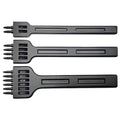 4mm 2/4/6 Claw Tooth Leather Stitching Chisels Round Hole Punching Tool Set for DIY Leather Craft