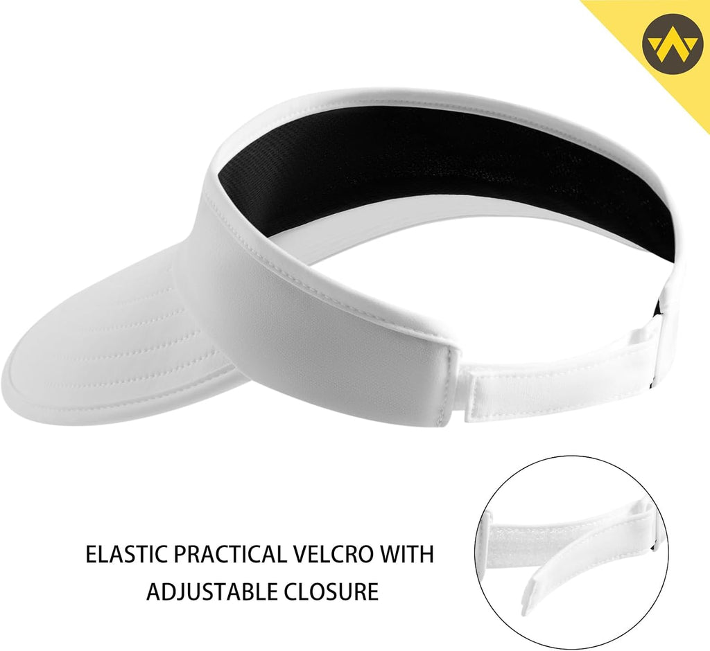 WANDER Sun Visor Hat Wide Brim Packable Large Beach Cap for Women