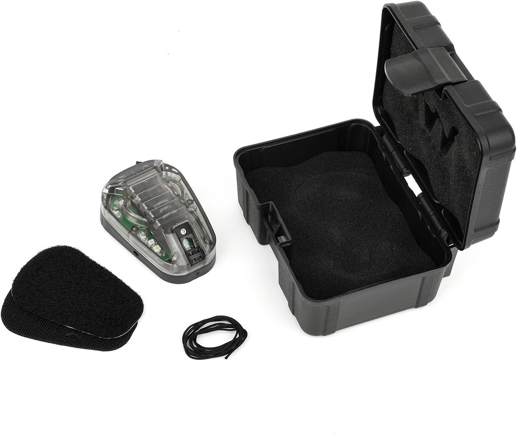NOBUHIRO 4 Modes Tactical Helmet Light with Visible LED+IR Constant/Strobe