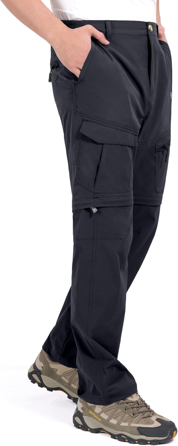 Little Donkey Andy Men's Stretch Convertible Pants, Zip-Off Quick-Dry Hiking Pants, UV Protection, Lightweight