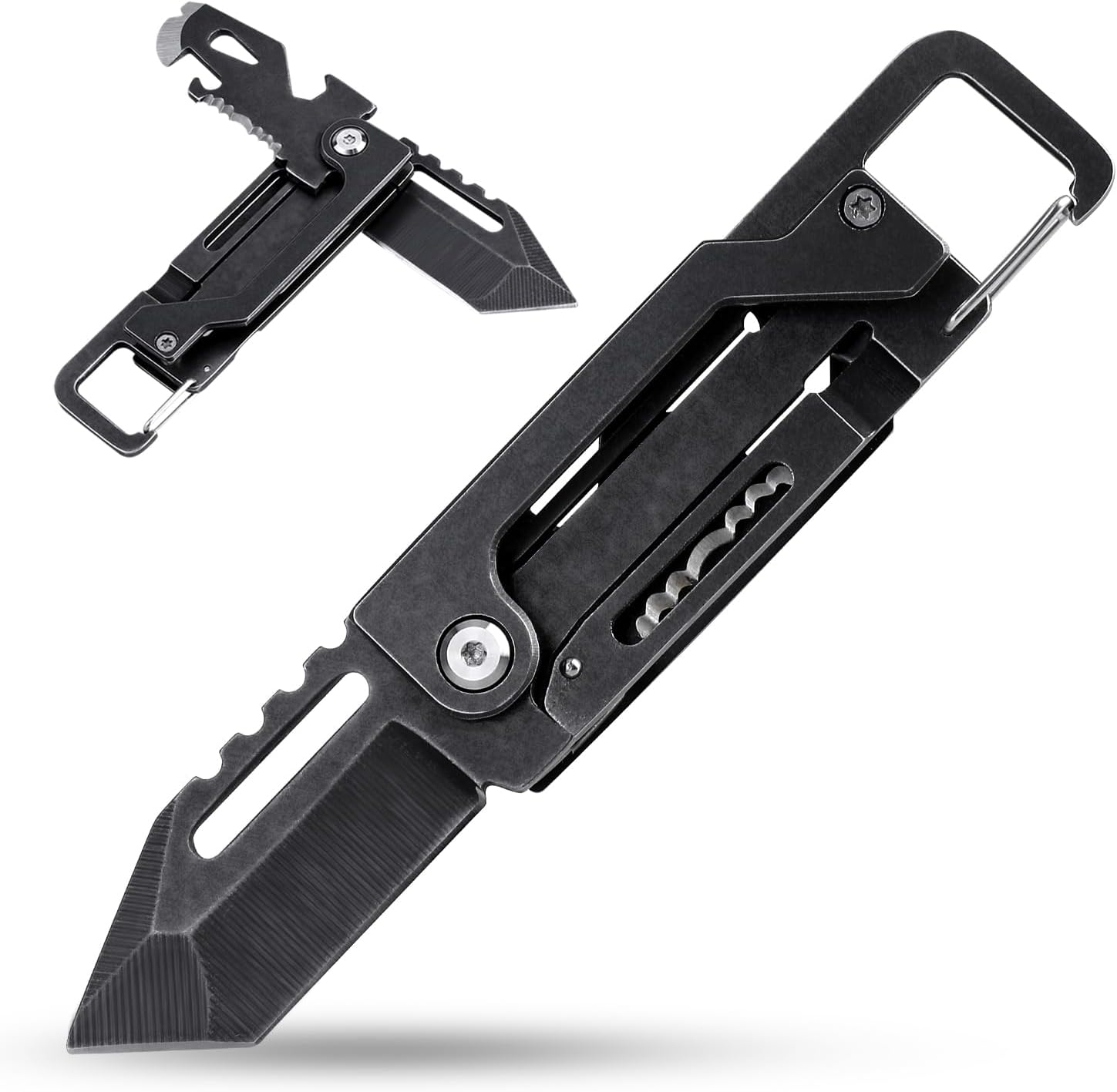 EDCFANS Keychain Knife, Multitool Key Chain with Bottle Opener Pocket Knife