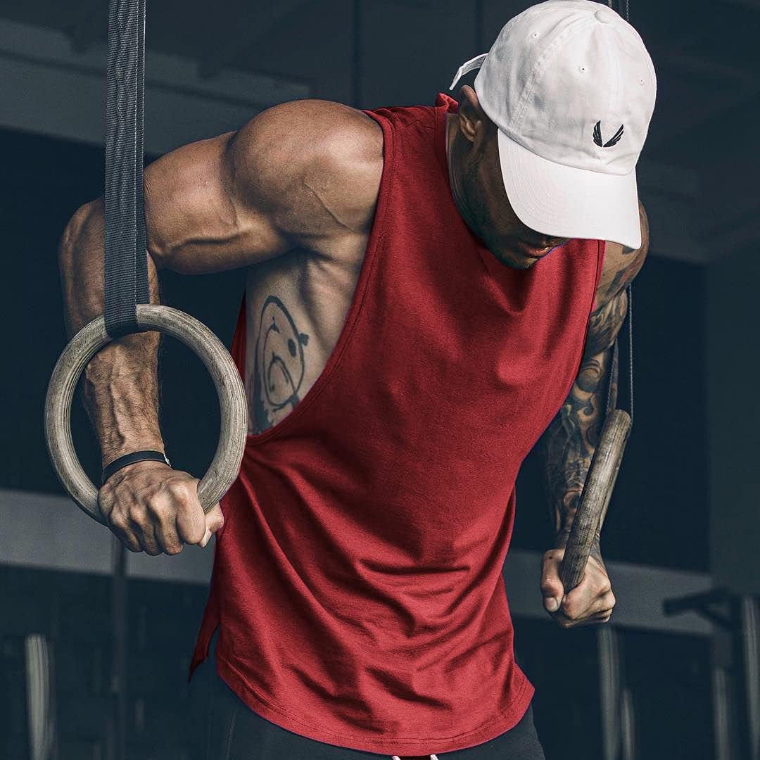 COOFANDY Men Workout Tank Top 2 Pack Gym Bodybuilding Sleeveless T Shirts