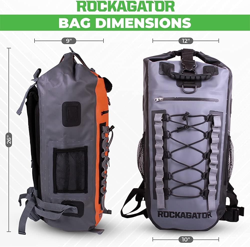 Rockagator Hydric Waterproof Backpack Floating Dry Bag, Original, 40L