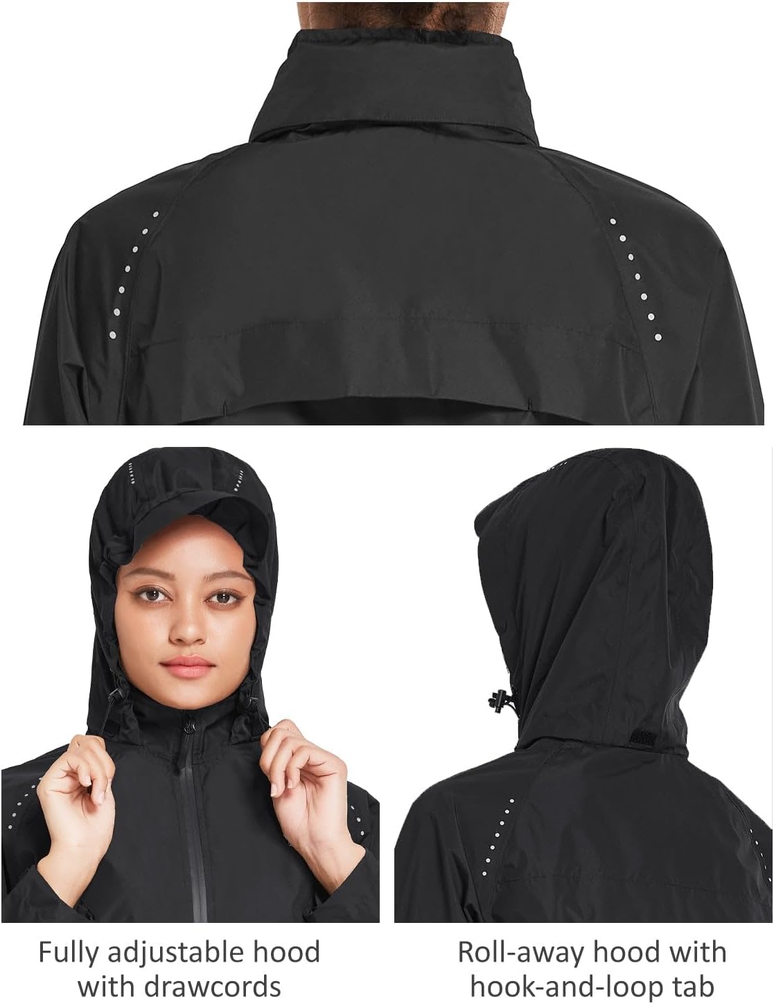 baleaf Packable Rain Jacket Women Waterproof Lightweight Jackets Hooded