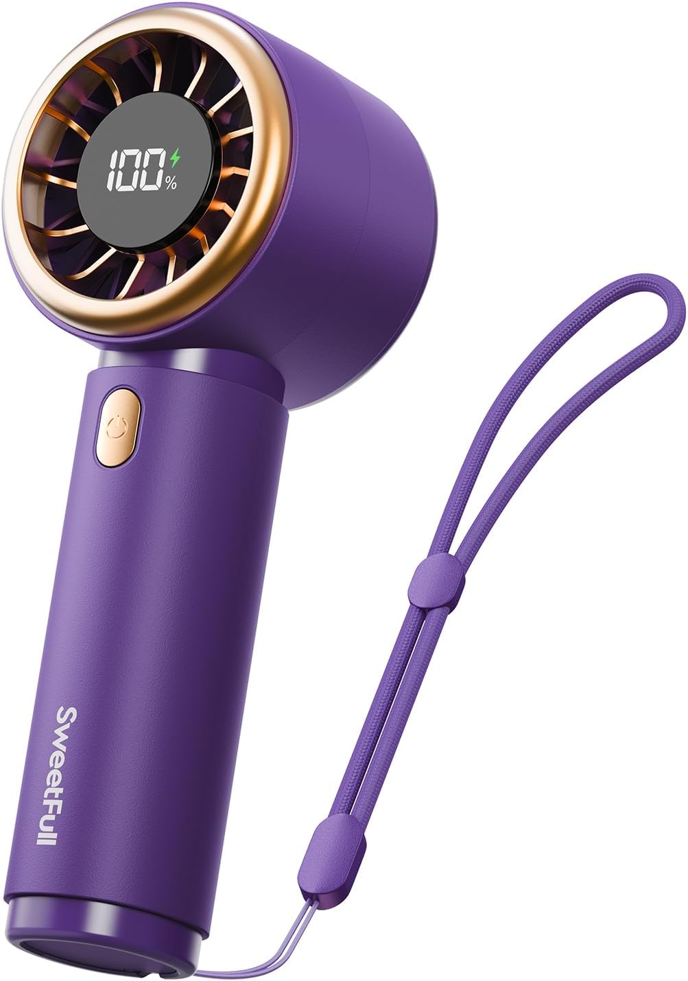 SWEETFULL Portable Handheld Fan, Mini Rechargeable Personal Hand Fan